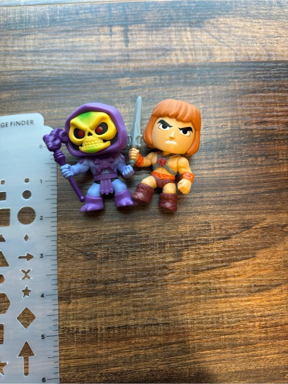 He-Man & Skeletor Mini Vinyl Figure Lot Masters of the Universe